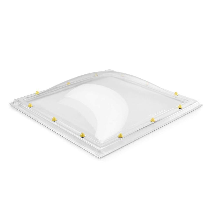 Skylux acrylaat lichtkoepel enkelwandig - helder 0300 x 0300 mm