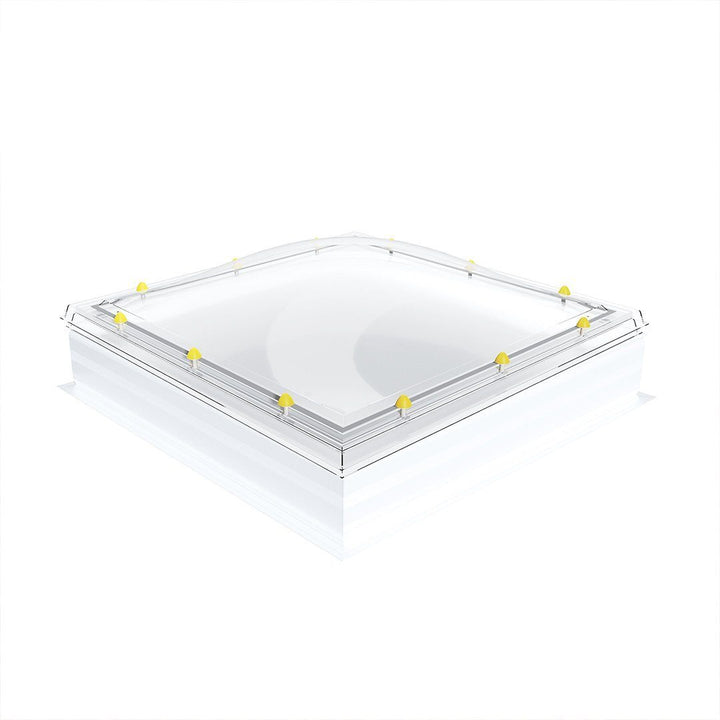 Skylux iDome opengaand met pvc-opstand 20/00 EP incl. LED & insectengaas 0700 x 0700 mm